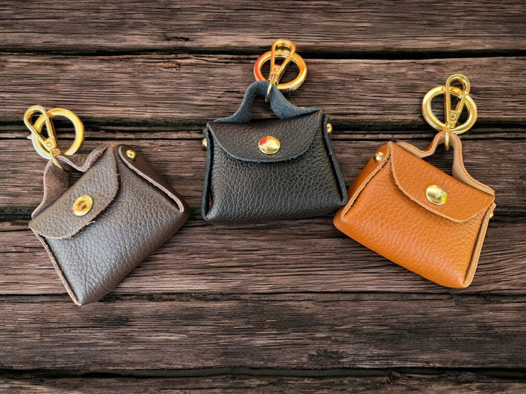 Charm para mini bolso de cuero