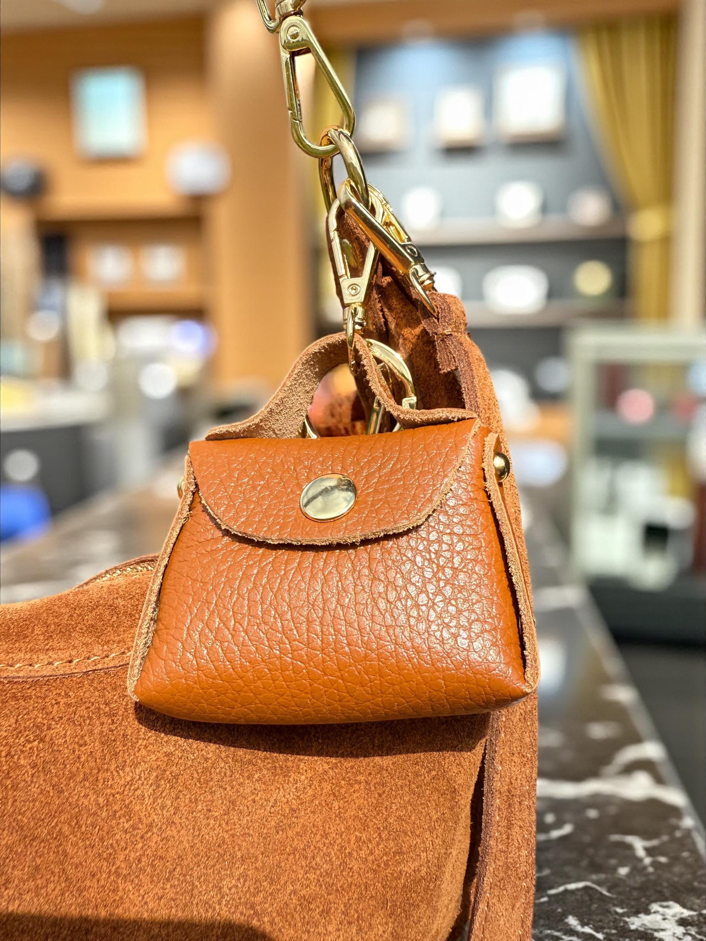 Charm para mini bolso de cuero