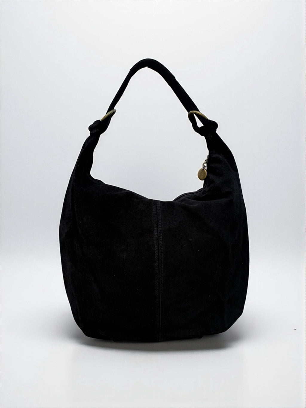 Bolso tote hobo de ante marrón