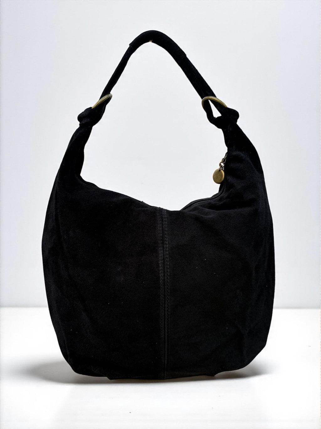 Bolso tote hobo de ante marrón