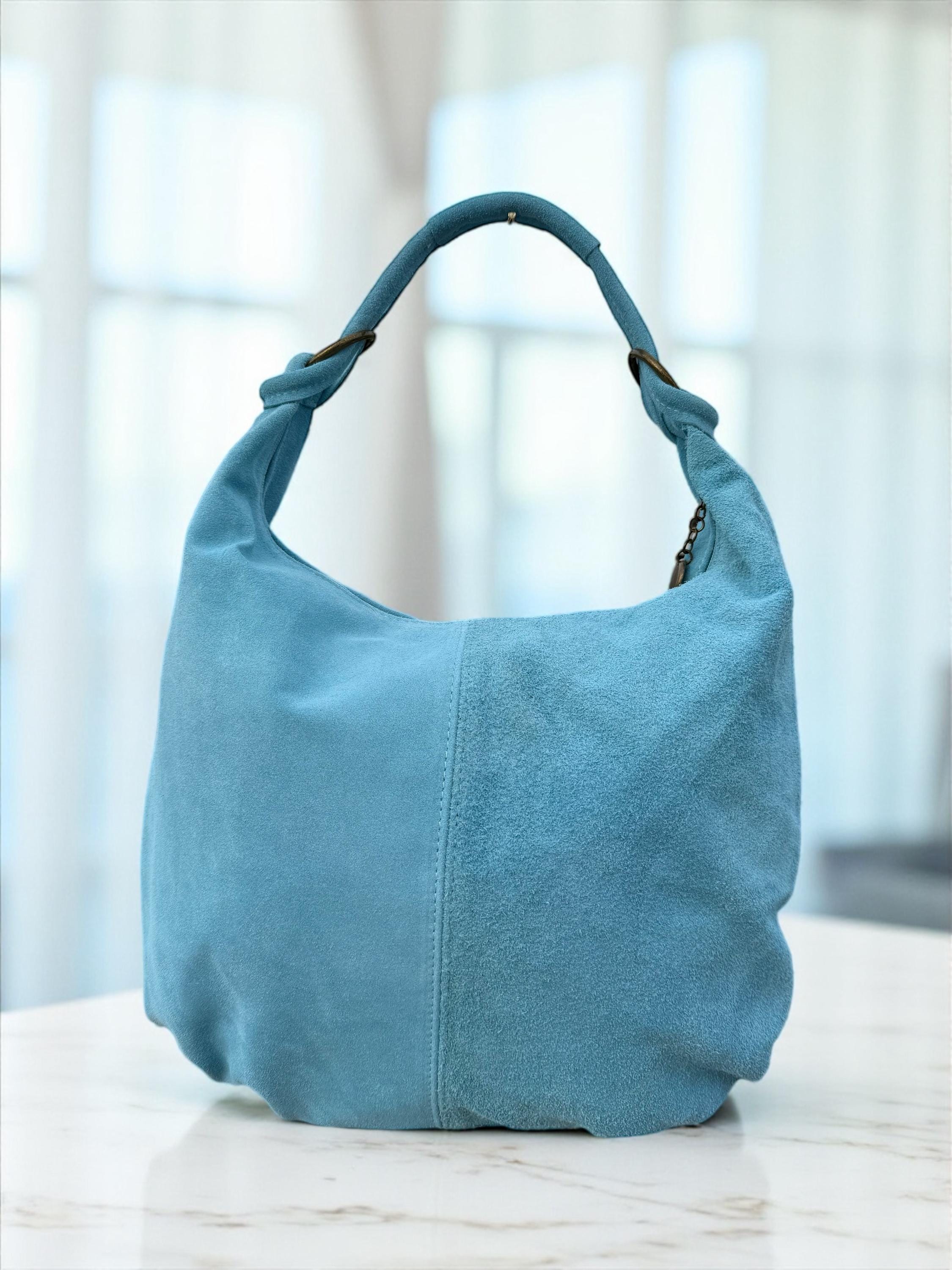 Bolso hobo grande de ante
