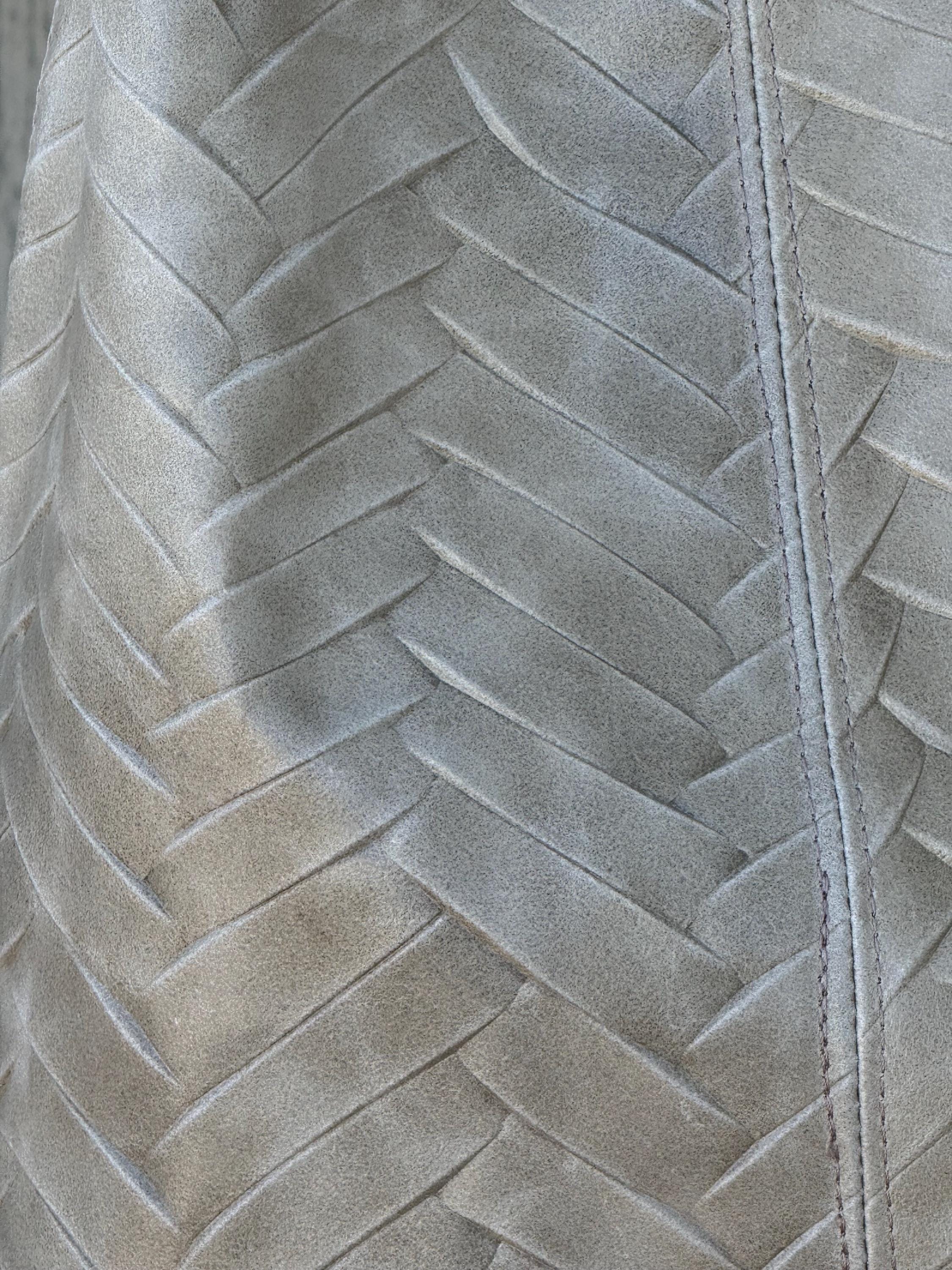 bolso hobo negro de piel auténtica con acolchado en espiga